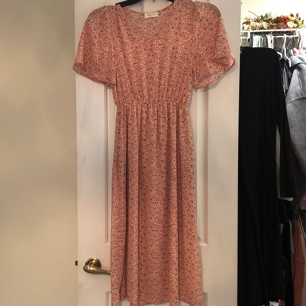 Orange Creek Pink Floral Dress